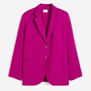 NWT H&M linen blend jacket